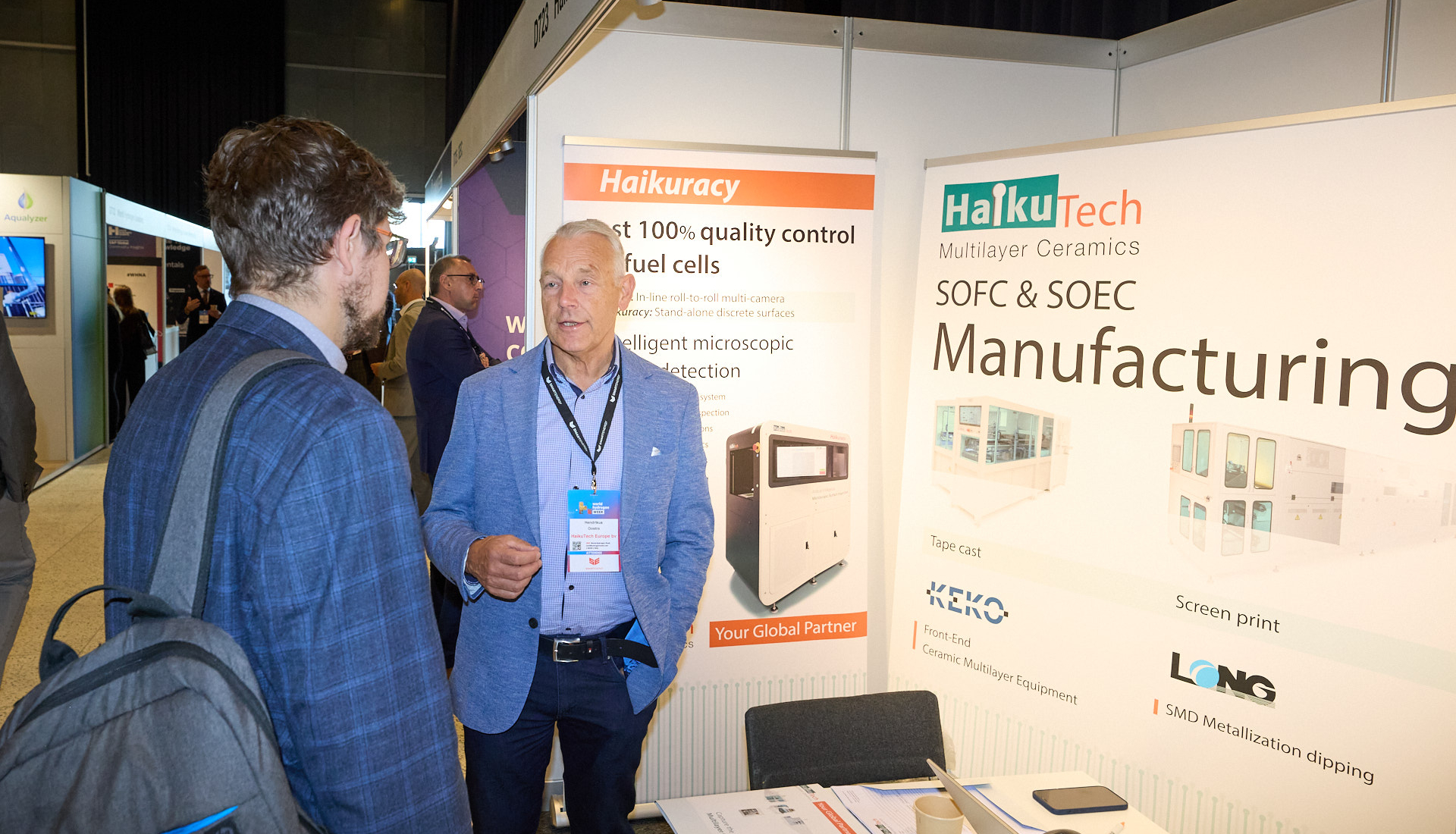 AMPS partner HaikuTech at the 4th World Hydrogen Week in Copenhagen